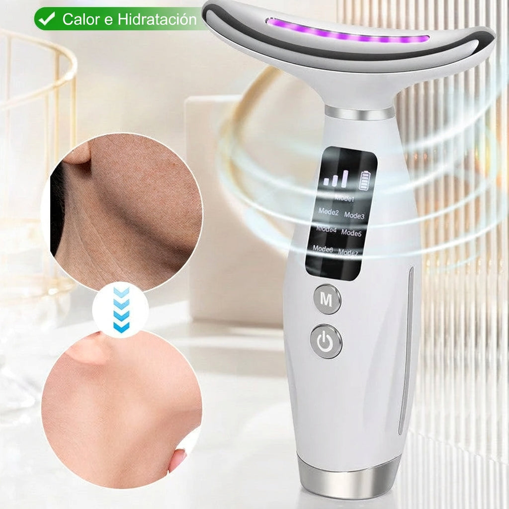 Masajeador facial y de cuello con microcorriente - imagen 3