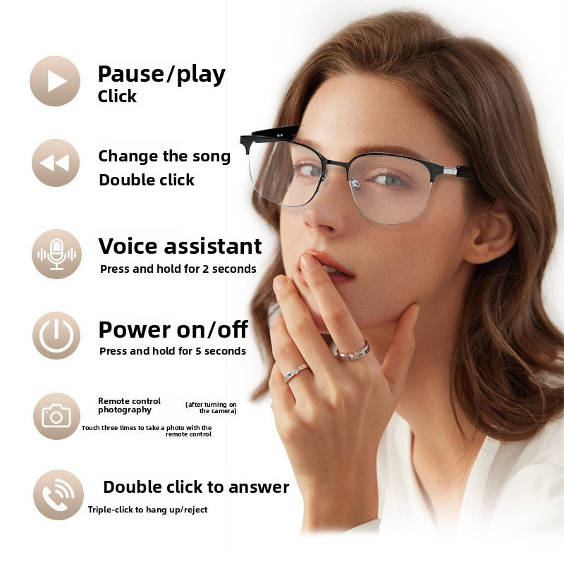 Gafas inteligentes Bluetooth con traduccion de IA