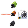 Cargador Retractil de Carga Rapida con Cable Doble